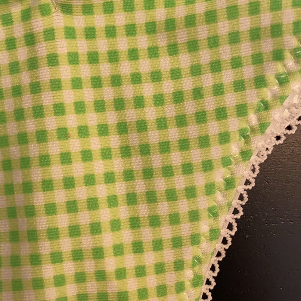 Green Gingham Bikini - Picture 3 of 4